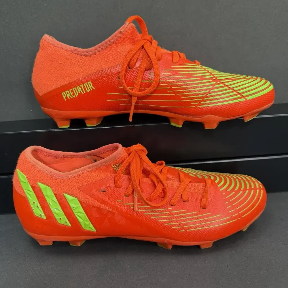 Adidas Predator Soccer Cleats Orange Mens Size 6.5